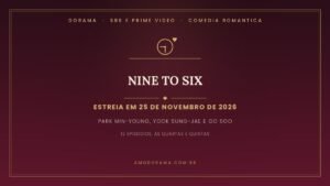 Arte do Amo Dorama sobre Nine to Six: comédia romântica com Park Min-young e Yook Sung-jae, estreia em 25 de novembro de 2026 Arte do Amo Dorama sobre Nine to Six: comédia romântica com Park Min-young e Yook Sung-jae, estreia em 25 de novembro de 2026